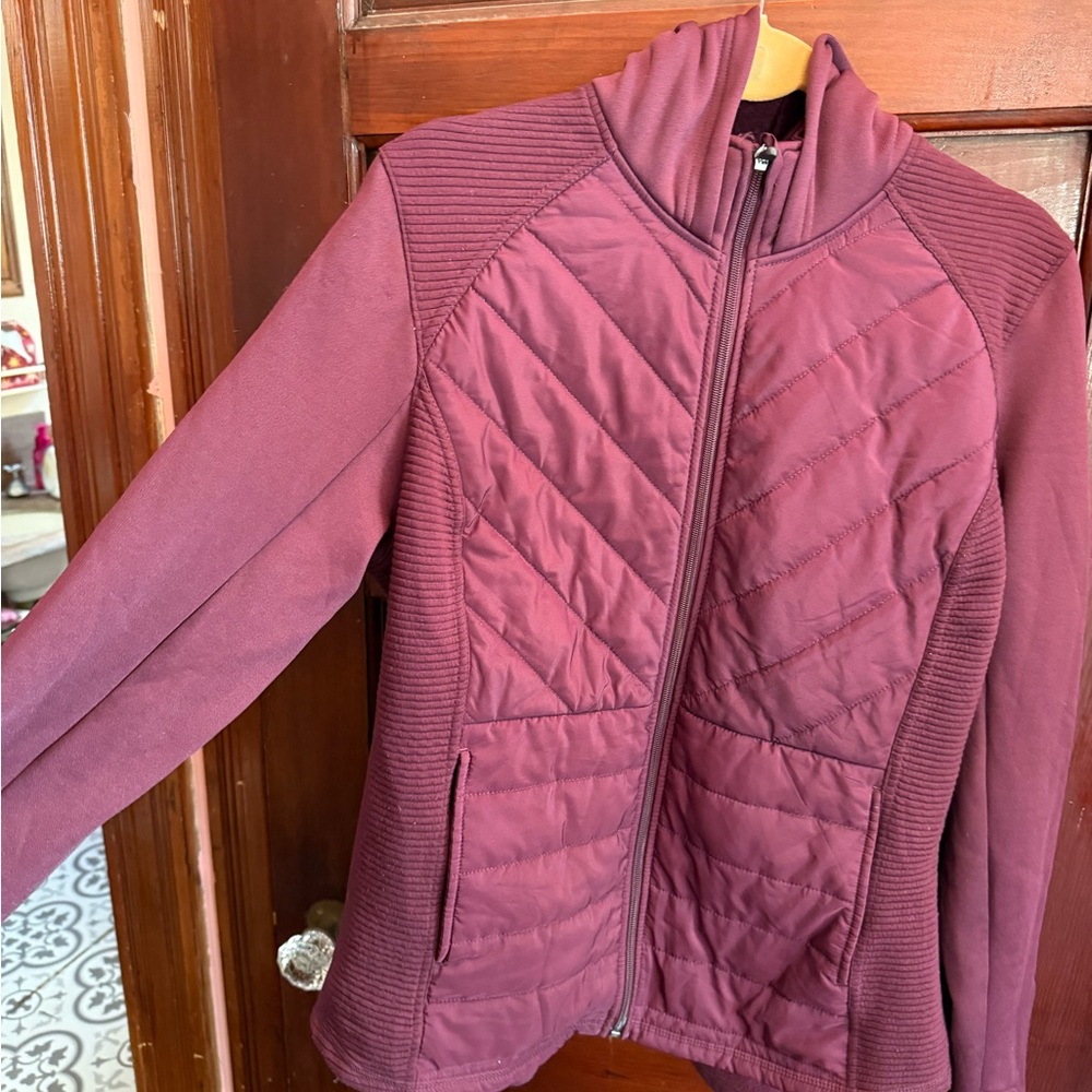 Fila Women's Puffer Jacket - Burgundy